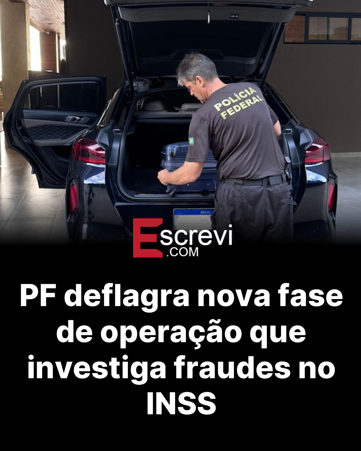 PF deflagra nova fase de operação que investiga fraudes no INSS card preto