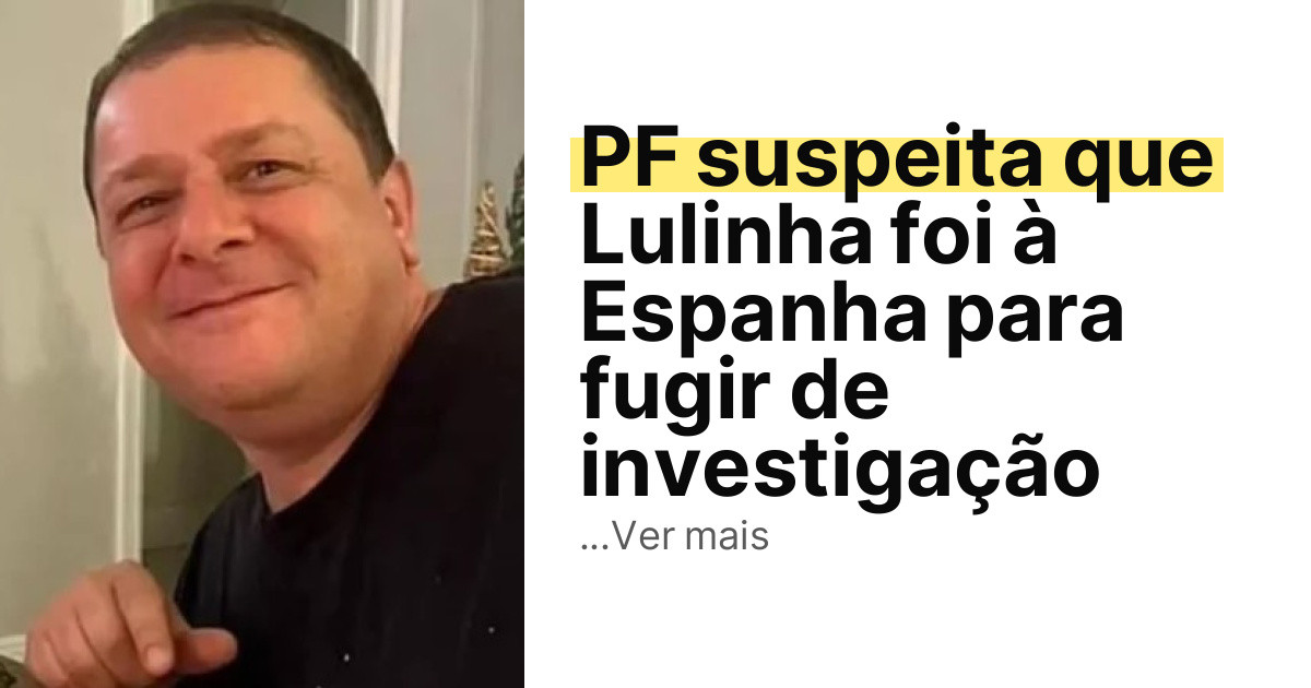 PF suspeita que Lulinha foi à Espanha para fugir de investigação imagem principal
