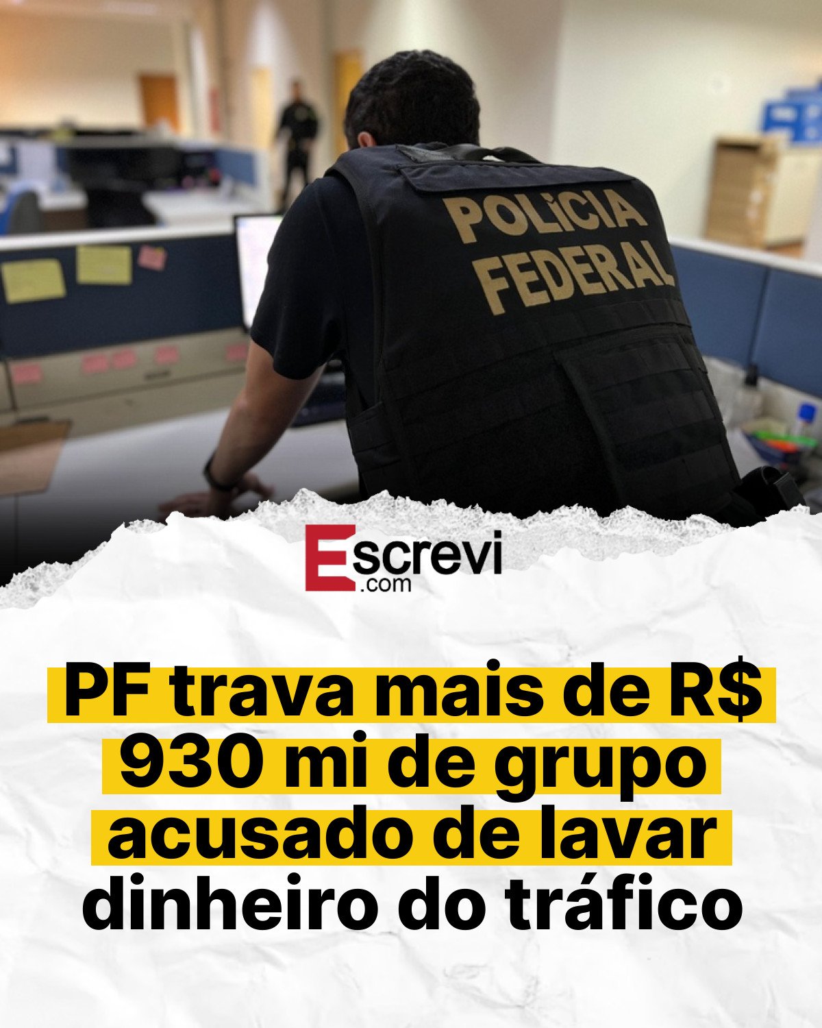 PF trava mais de R$ 930 mi de grupo acusado de lavar dinheiro do tráfico card branco