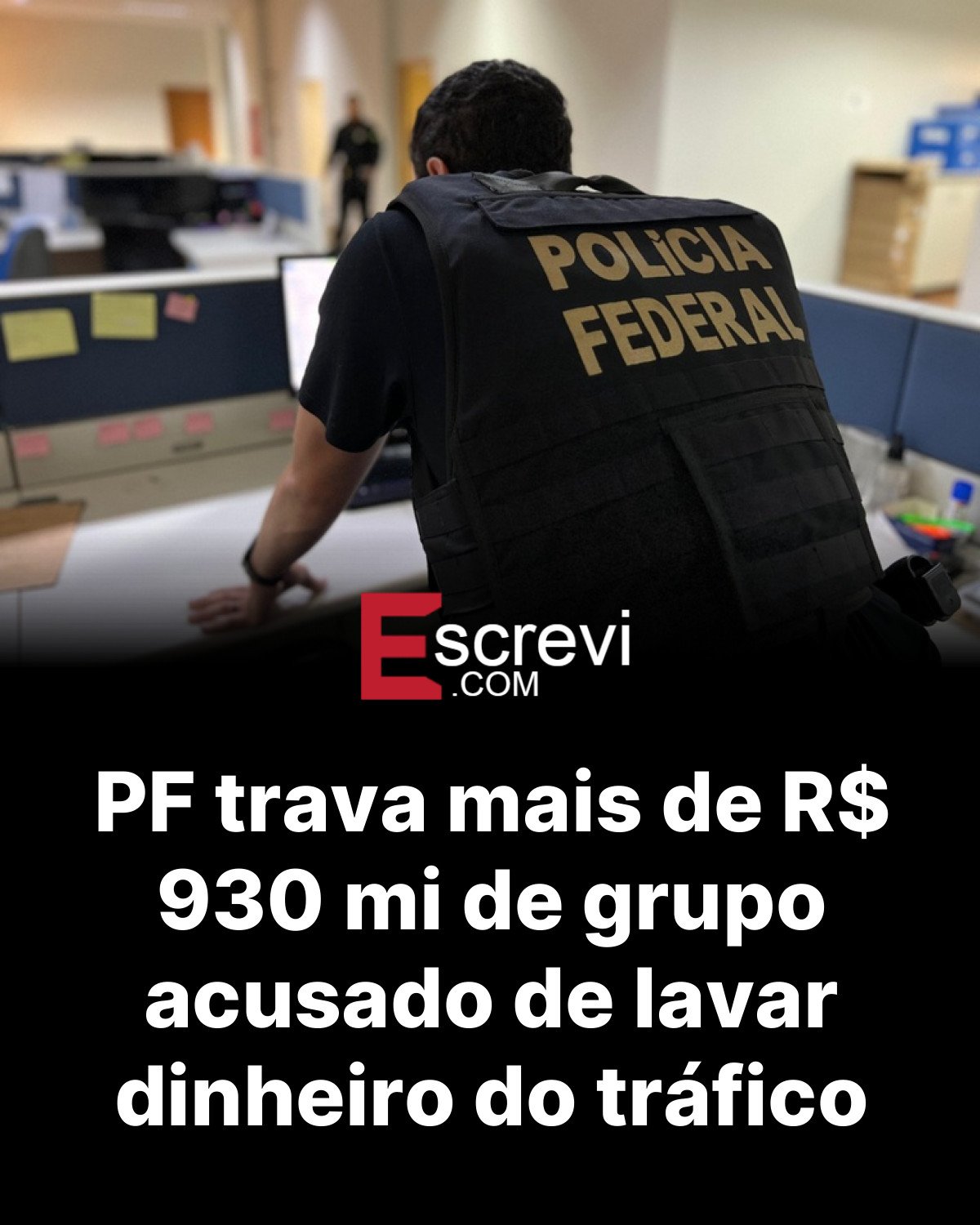 PF trava mais de R$ 930 mi de grupo acusado de lavar dinheiro do tráfico card preto