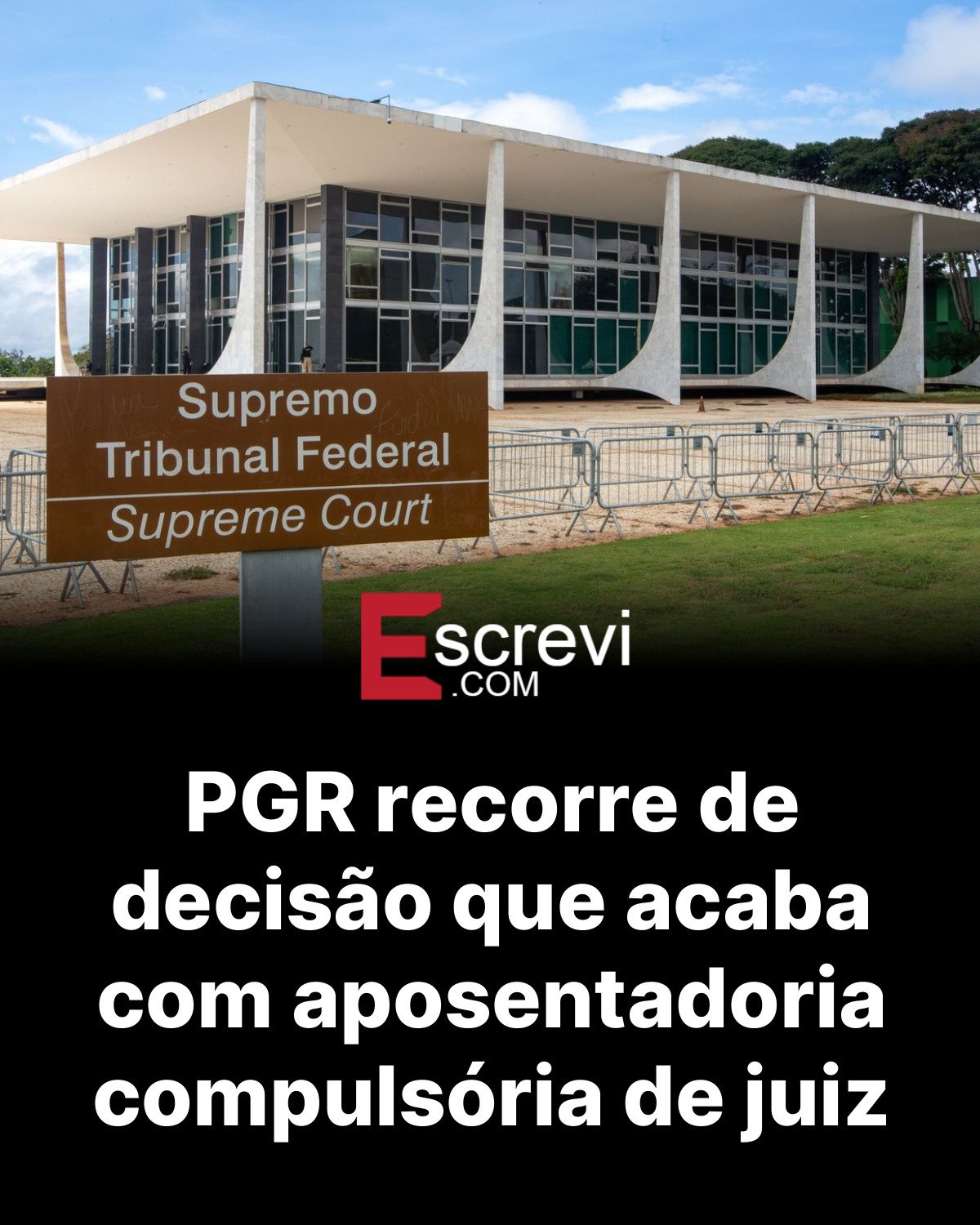 PGR recorre de decisão que acaba com aposentadoria compulsória de juiz card preto