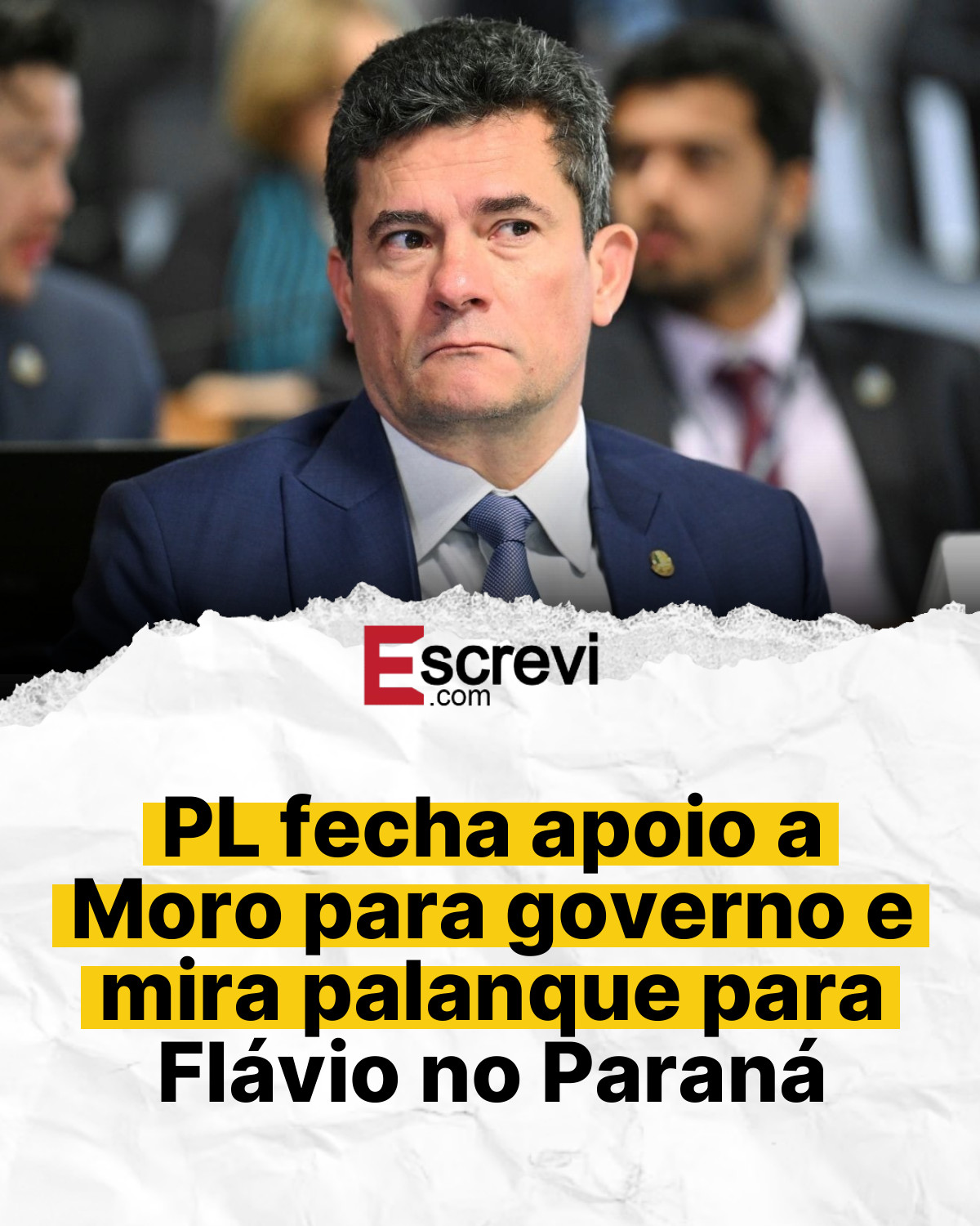 PL fecha apoio a Moro para governo e mira palanque para Flávio no Paraná card branco