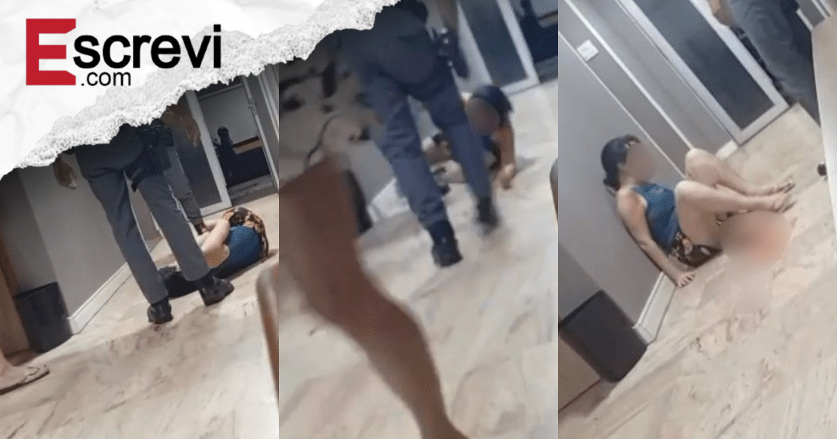 PM filmado chutando o rosto de mulher caída é afastado das ruas em SP imagem principal