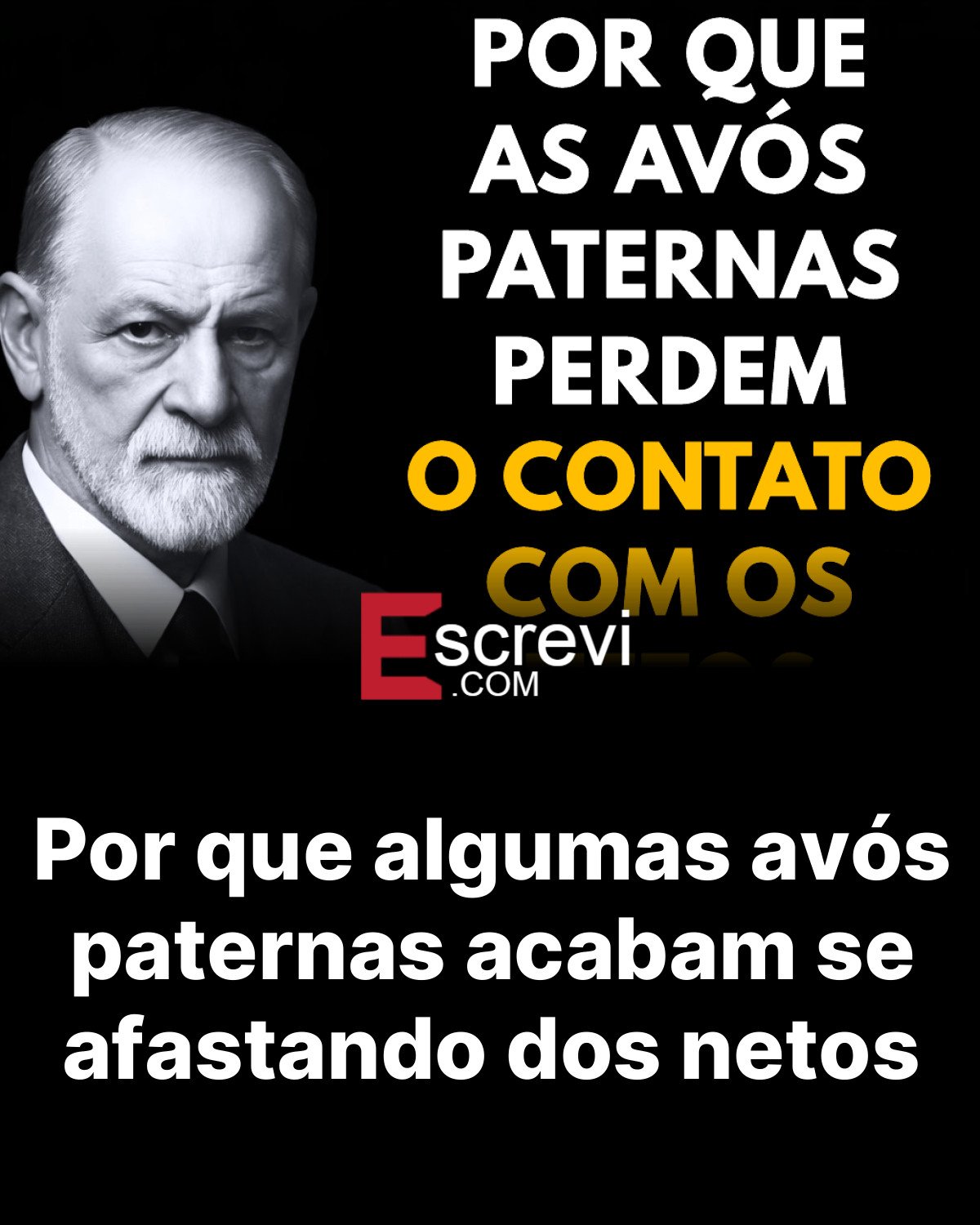 Por que algumas avós paternas acabam se afastando dos netos card preto