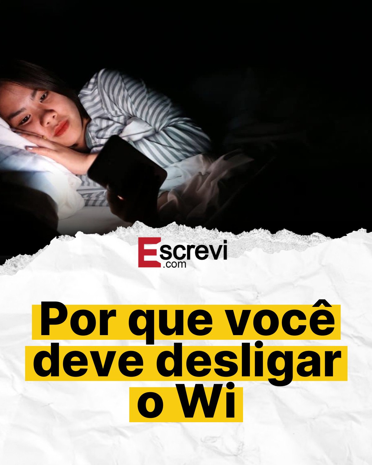 Por que você deve desligar o Wi card branco