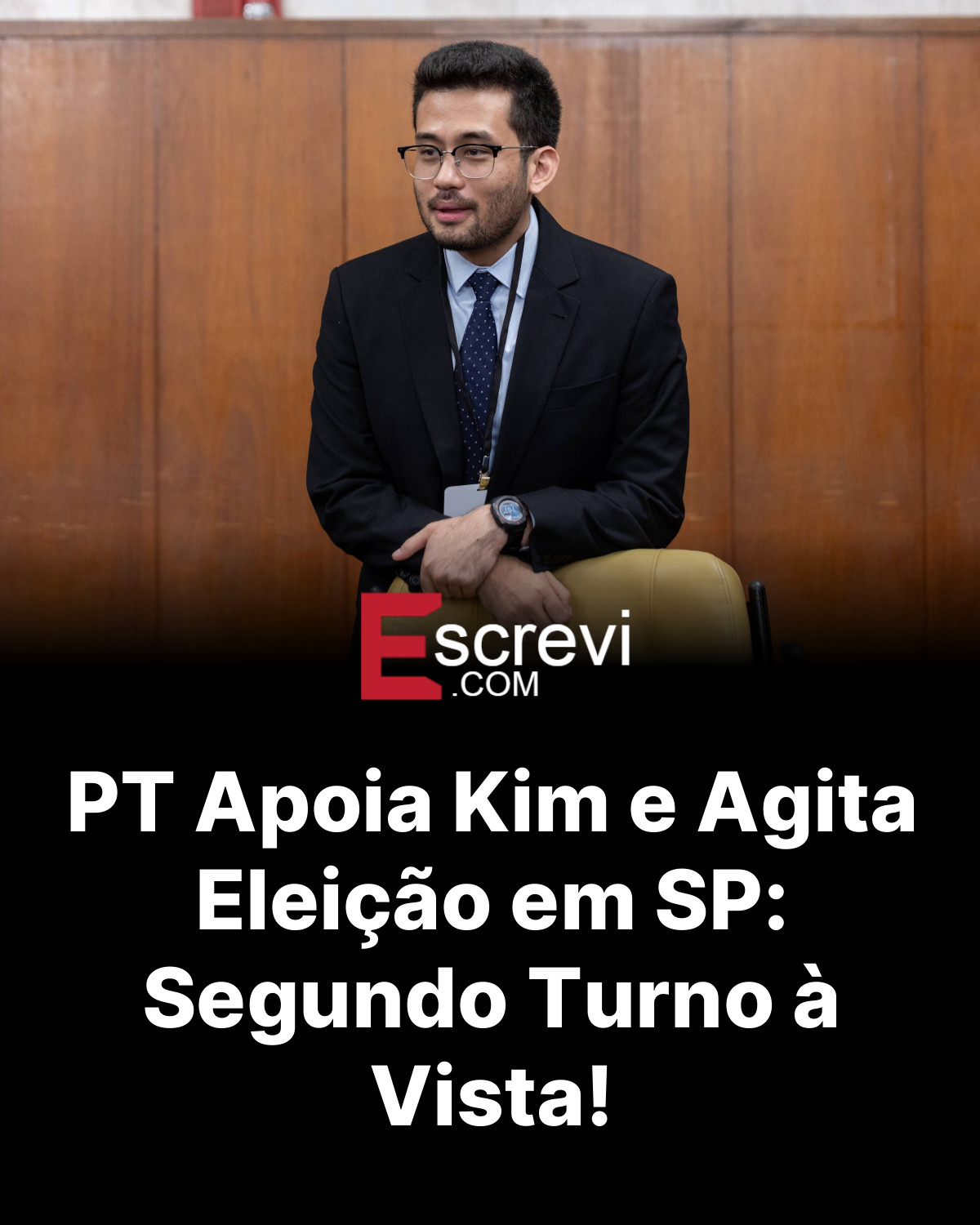 PT Apoia Kim e Agita Eleição em SP: Segundo Turno à Vista! card preto