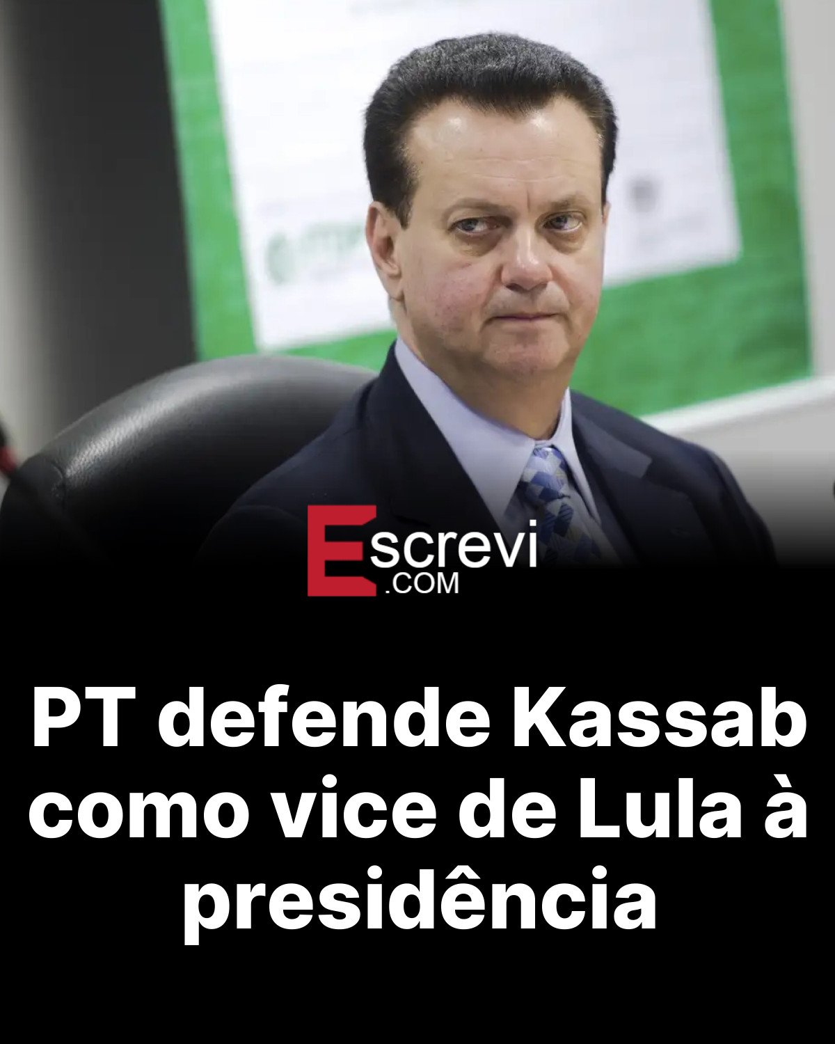 PT defende Kassab como vice de Lula à presidência card preto