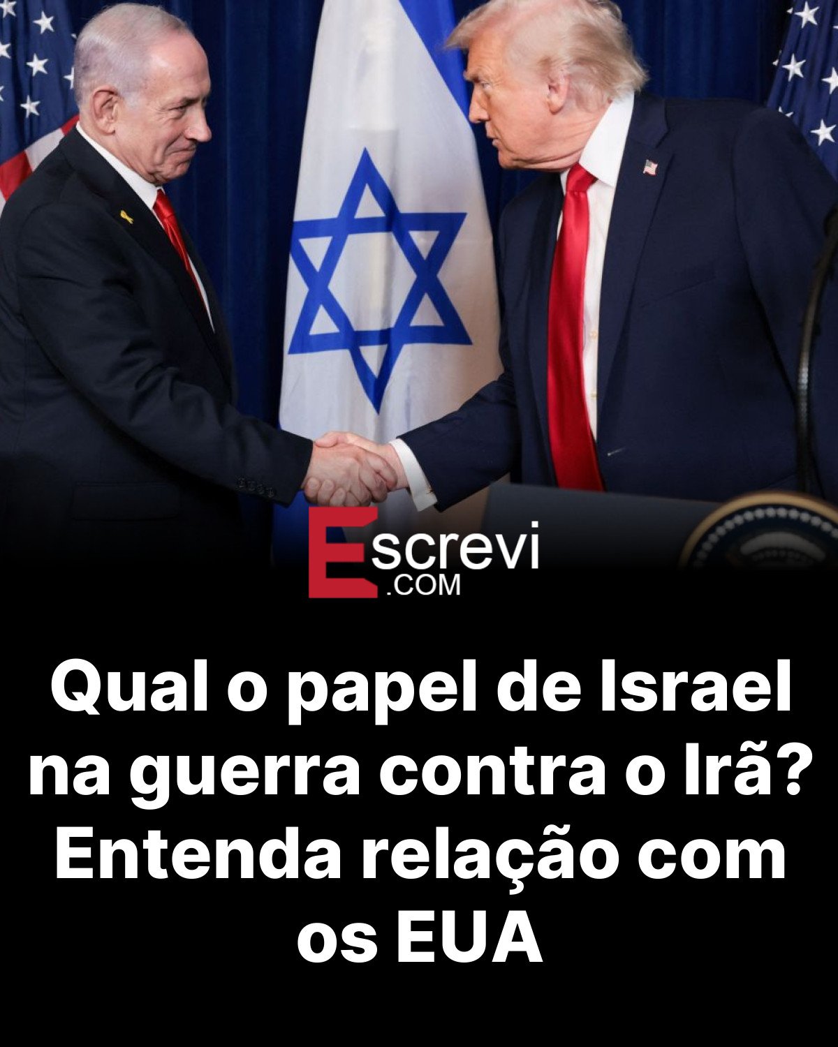 Qual o papel de Israel na guerra contra o Irã? Entenda relação com os EUA card preto