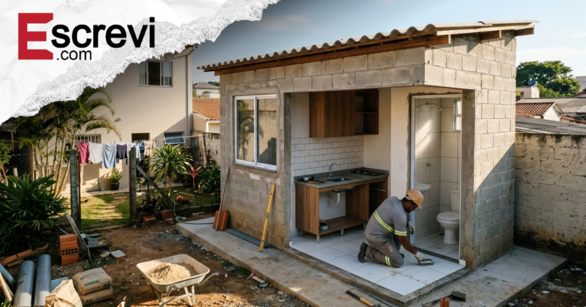 Quanto custa construir uma kitnet no quintal para alugar em 2026 imagem principal