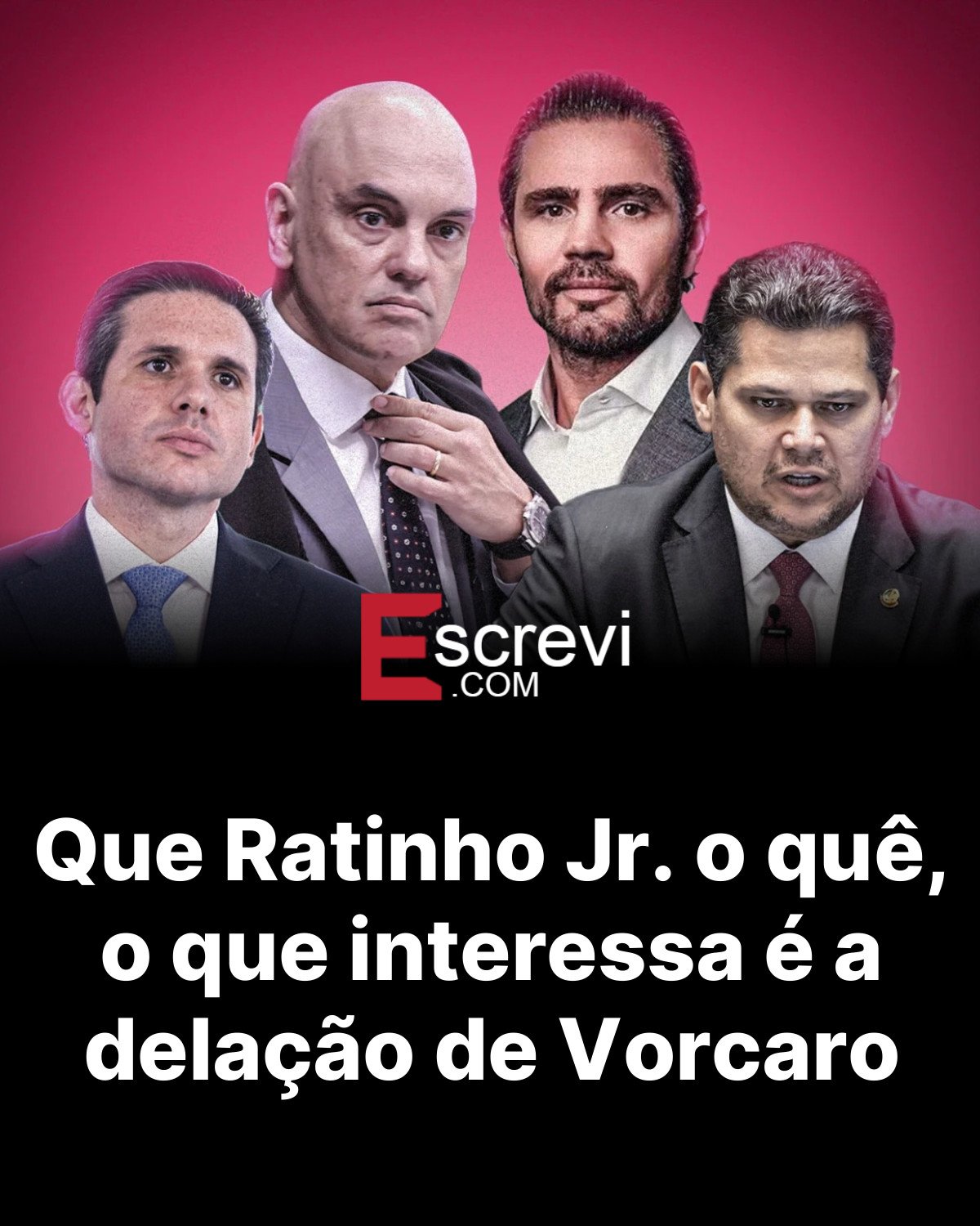 Que Ratinho Jr. o quê, o que interessa é a delação de Vorcaro card preto
