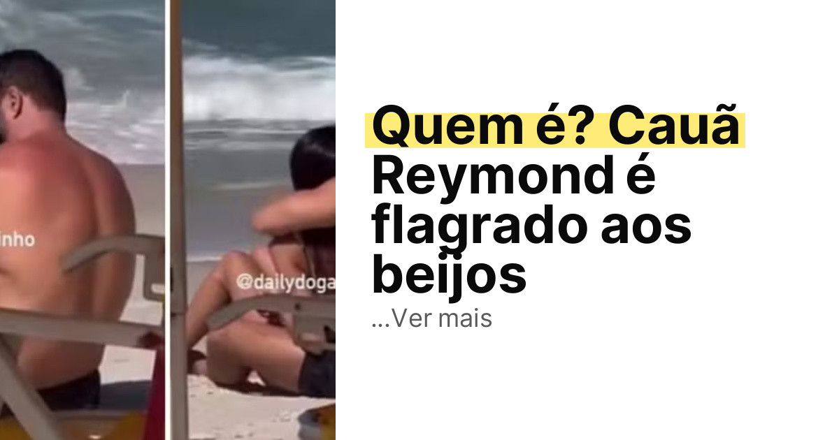 Quem é? Cauã Reymond é flagrado aos beijos imagem principal