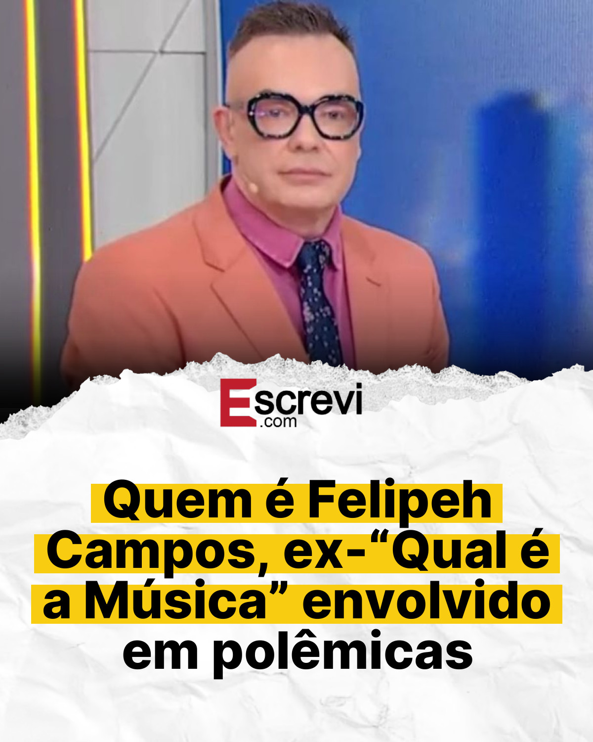 Quem é Felipeh Campos, ex-“Qual é a Música” envolvido em polêmicas card branco
