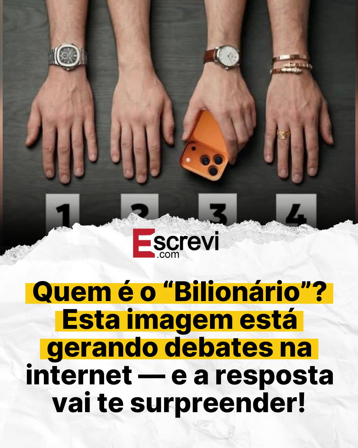 Quem é o “Bilionário”? Esta imagem está gerando debates na internet — e a resposta vai te surpreender! card branco
