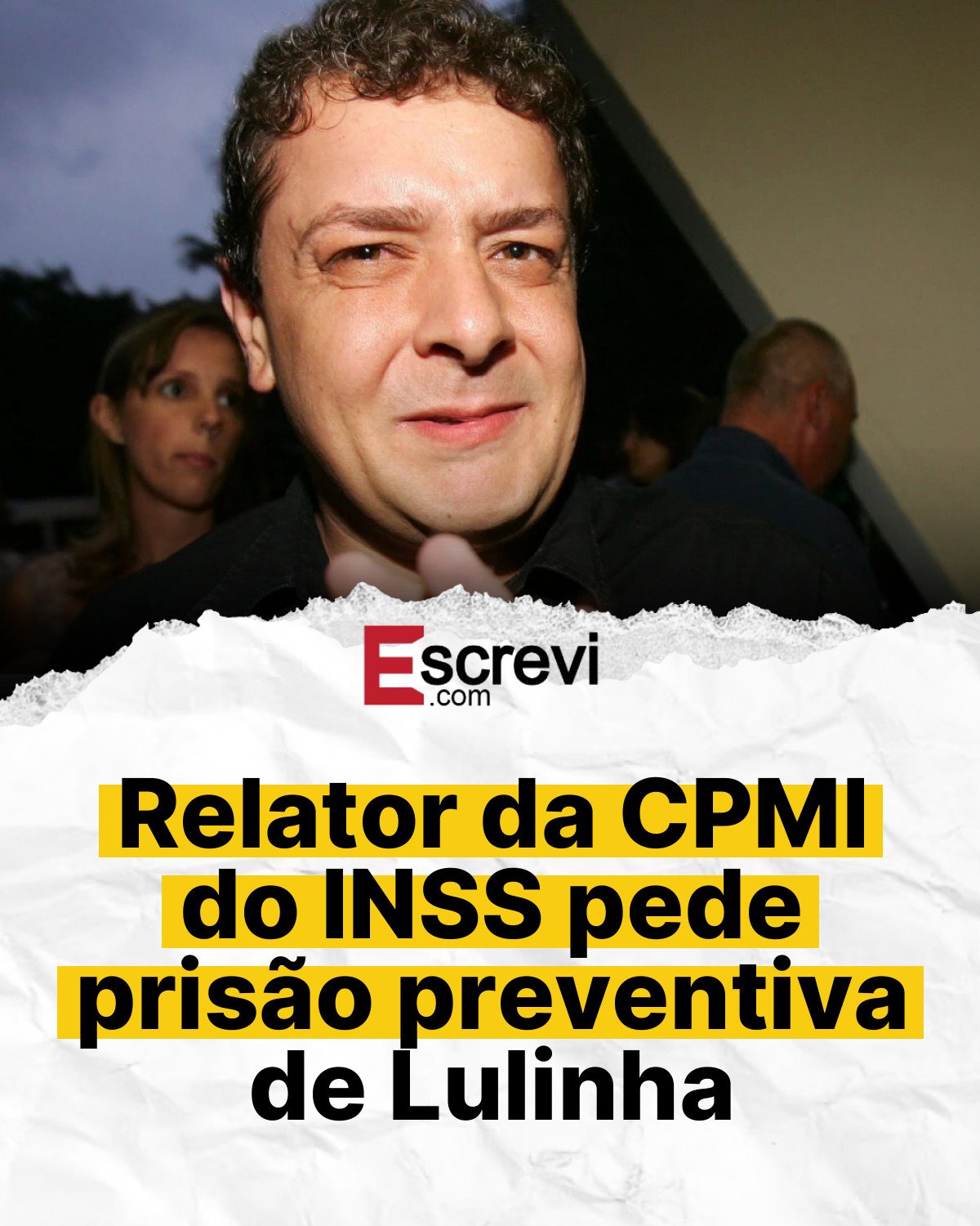 Relator da CPMI do INSS pede prisão preventiva de Lulinha card branco