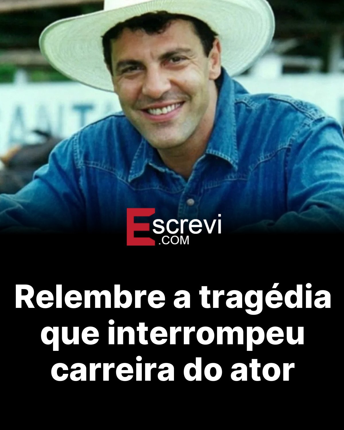 Relembre a tragédia que interrompeu carreira do ator card preto