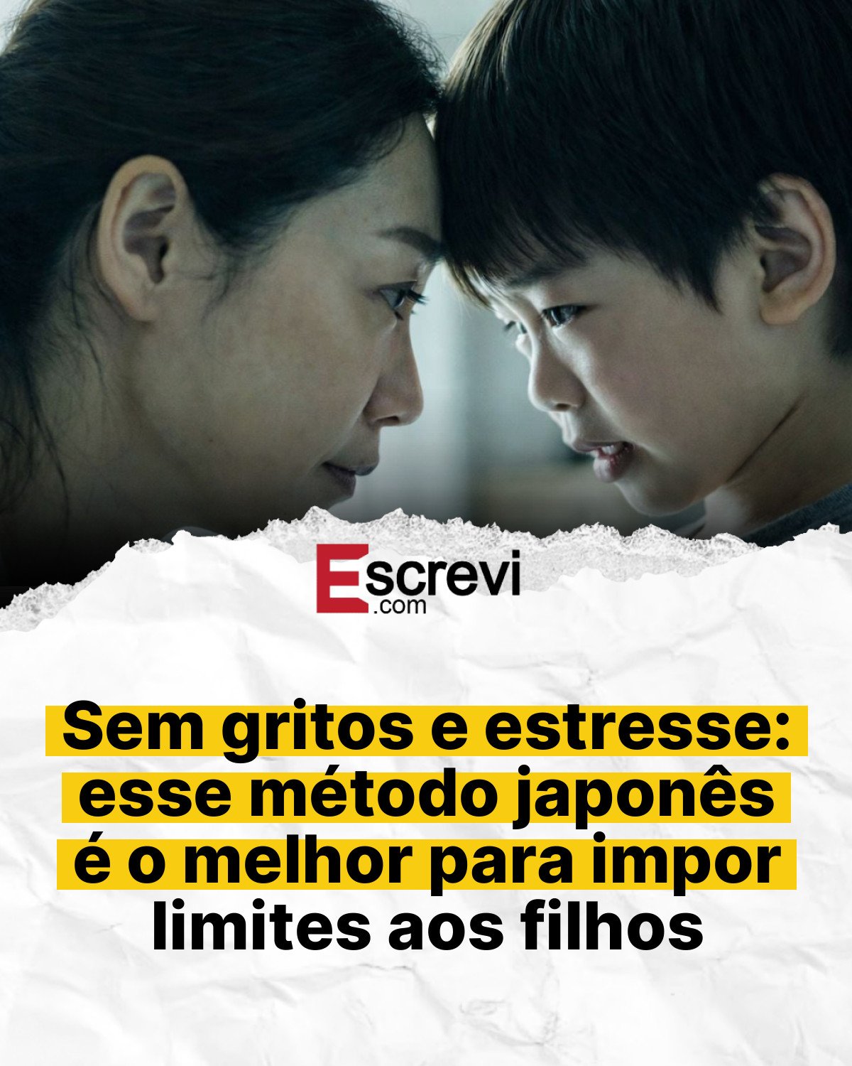 Sem gritos e estresse: esse método japonês é o melhor para impor limites aos filhos card branco