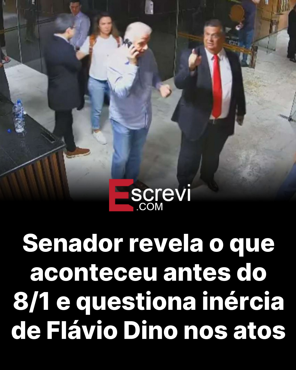 Senador revela o que aconteceu antes do 8/1 e questiona inércia de Flávio Dino nos atos card preto