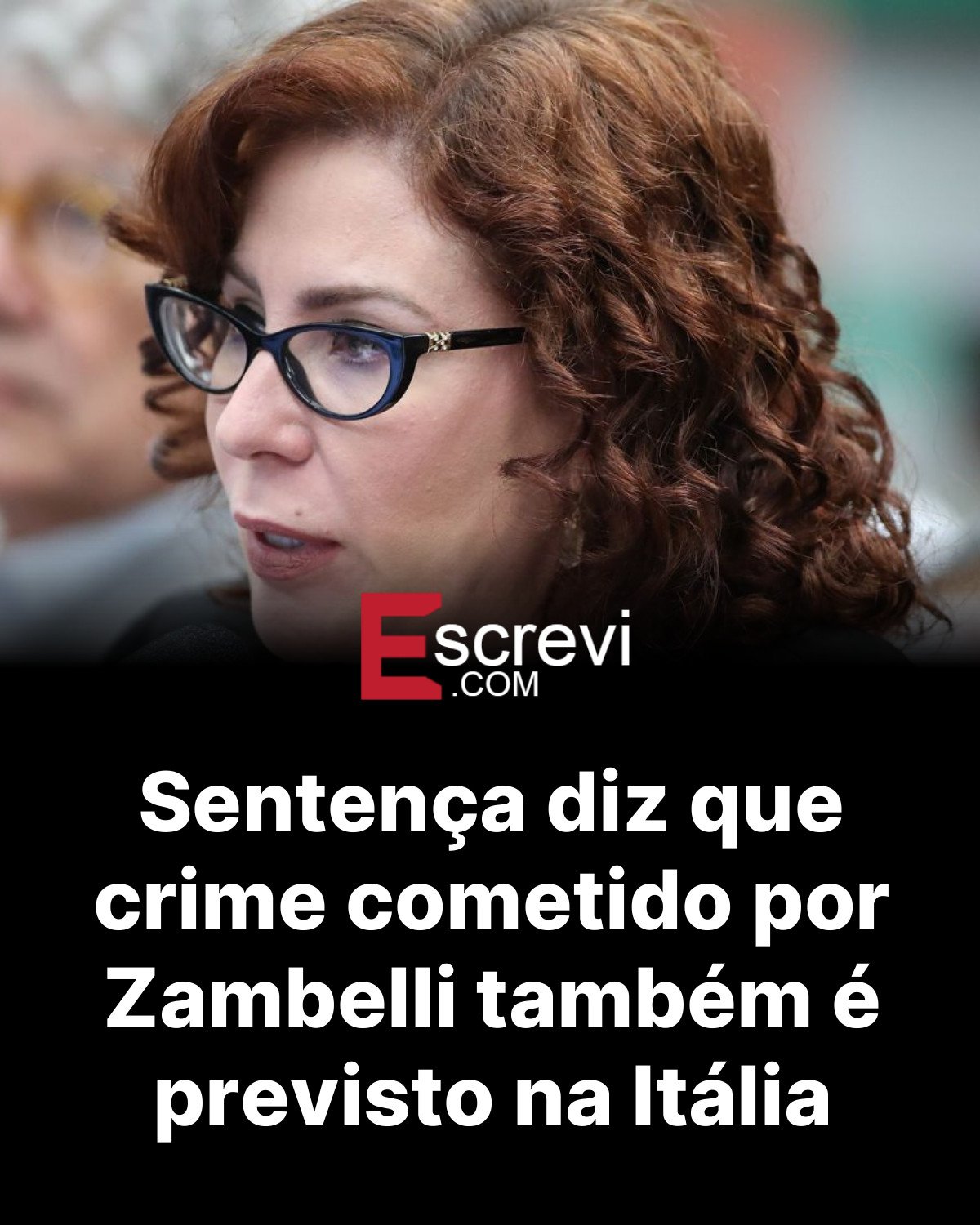Sentença diz que crime cometido por Zambelli também é previsto na Itália card preto