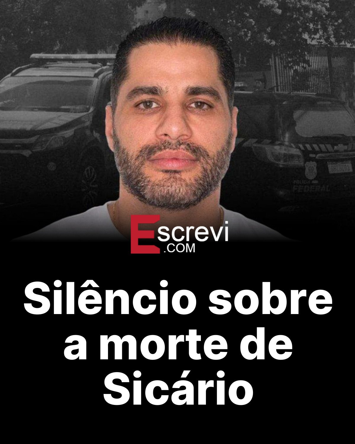 Silêncio sobre a morte de Sicário card preto