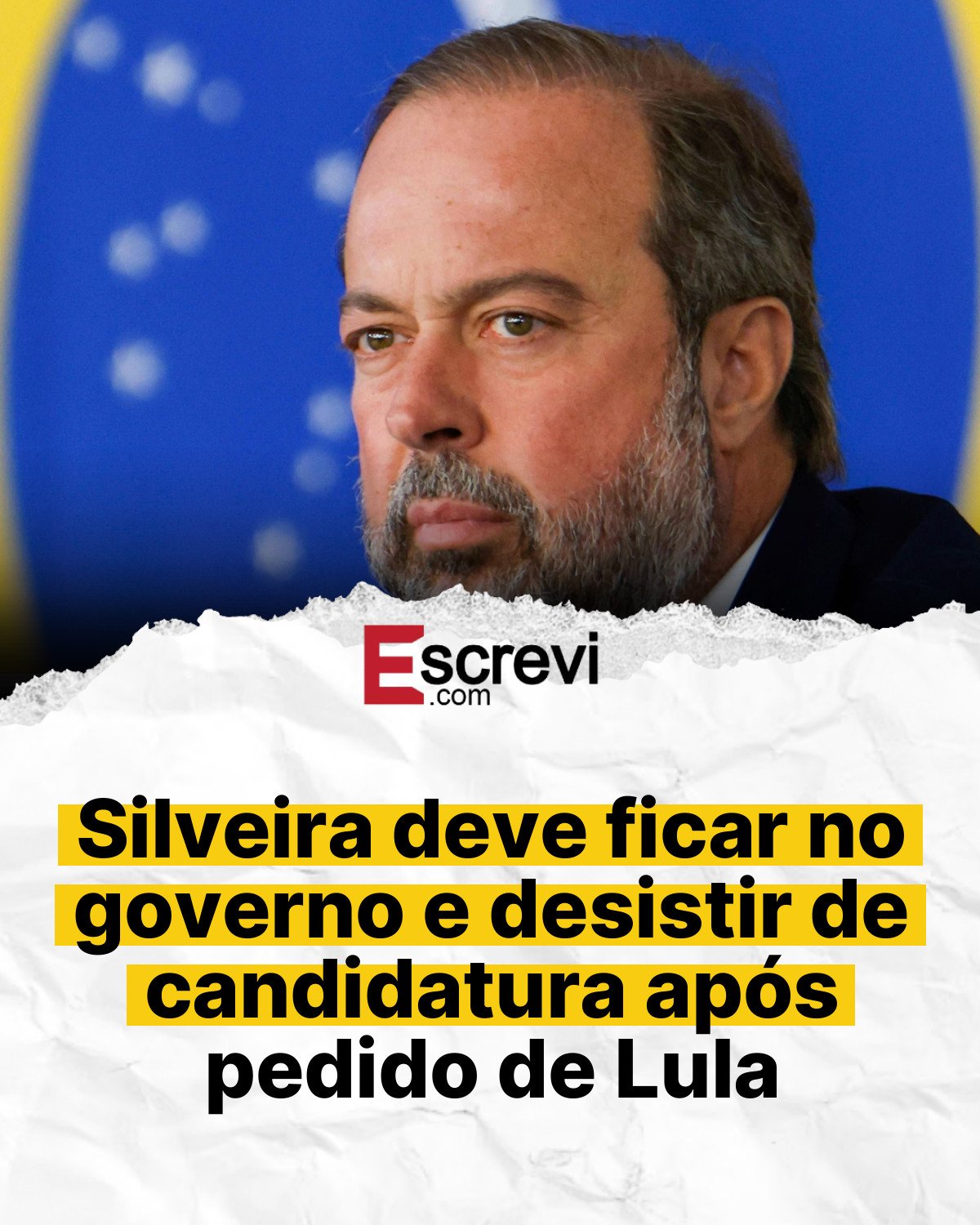 Silveira deve ficar no governo e desistir de candidatura após pedido de Lula card branco