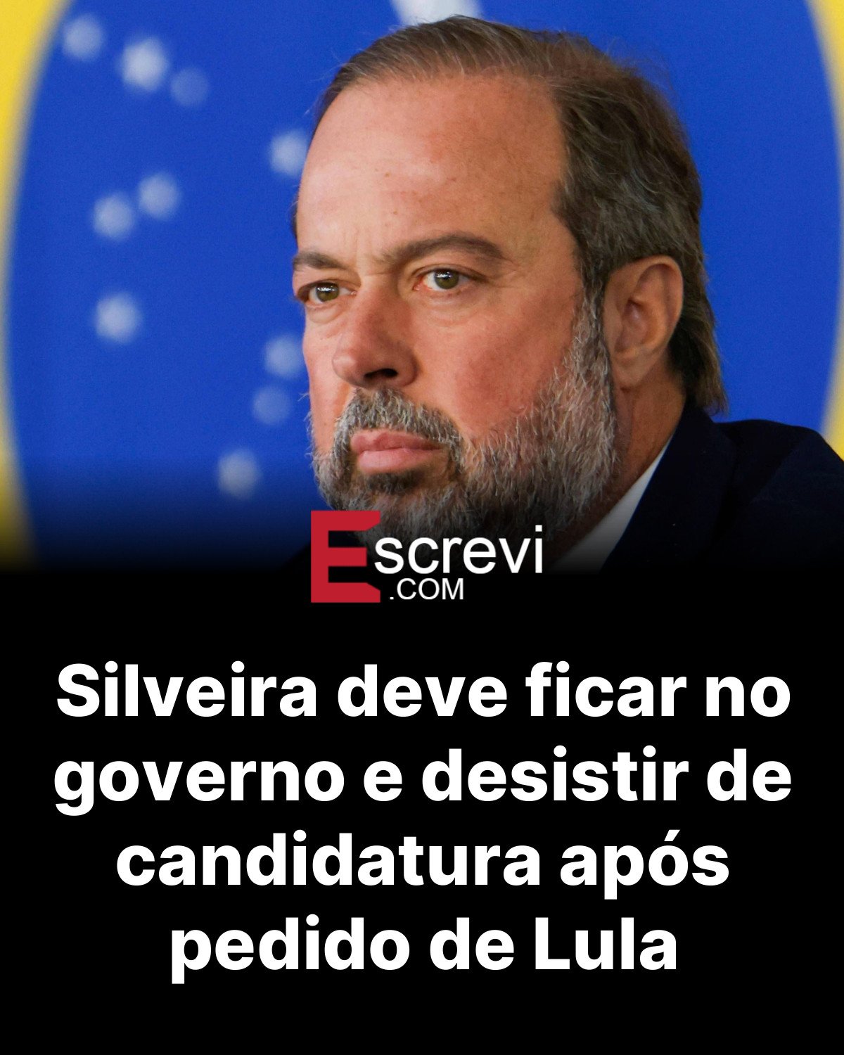 Silveira deve ficar no governo e desistir de candidatura após pedido de Lula card preto