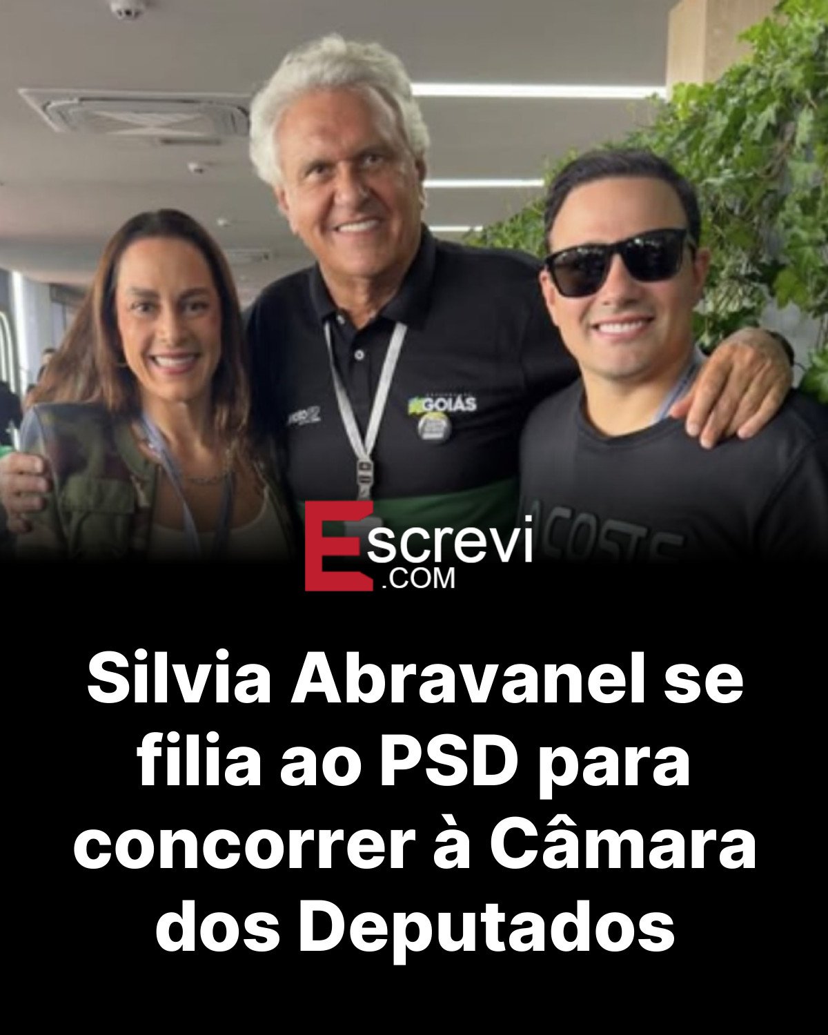 Silvia Abravanel se filia ao PSD para concorrer à Câmara dos Deputados card preto