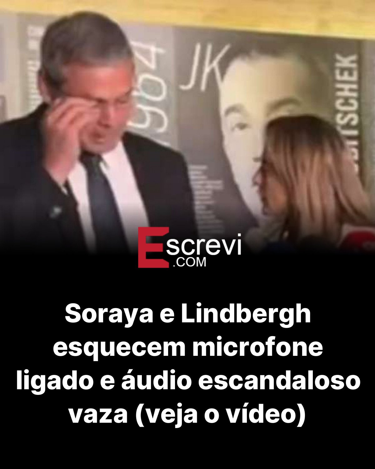 Soraya e Lindbergh esquecem microfone ligado e áudio escandaloso vaza (veja o vídeo) card preto