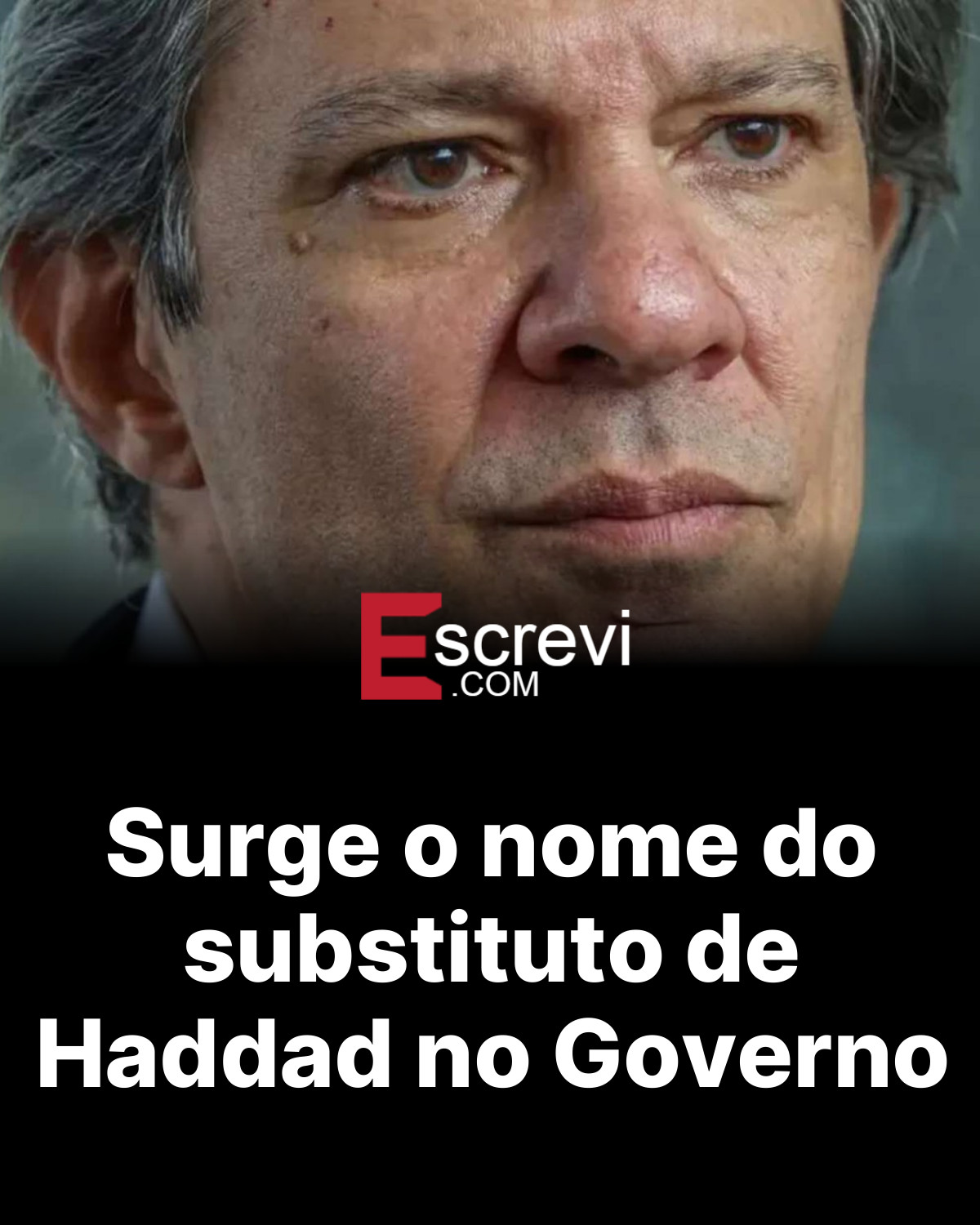 Surge o nome do substituto de Haddad no Governo card preto