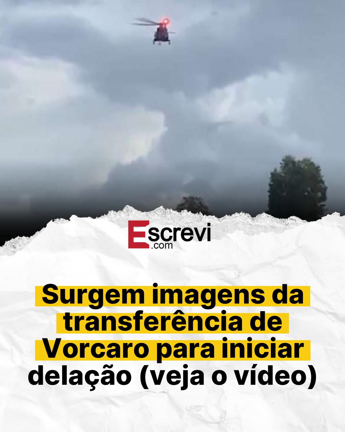 Surgem imagens da transferência de Vorcaro para iniciar delação (veja o vídeo) card branco