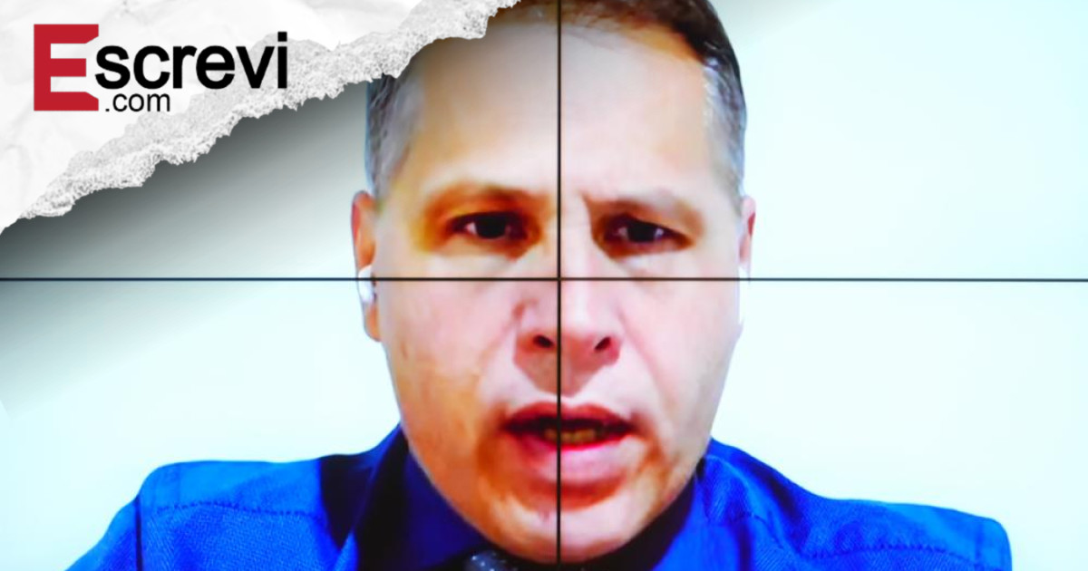 Tagliaferro é representado em audiência por defensor público que se recusa a fazer perguntas imagem principal