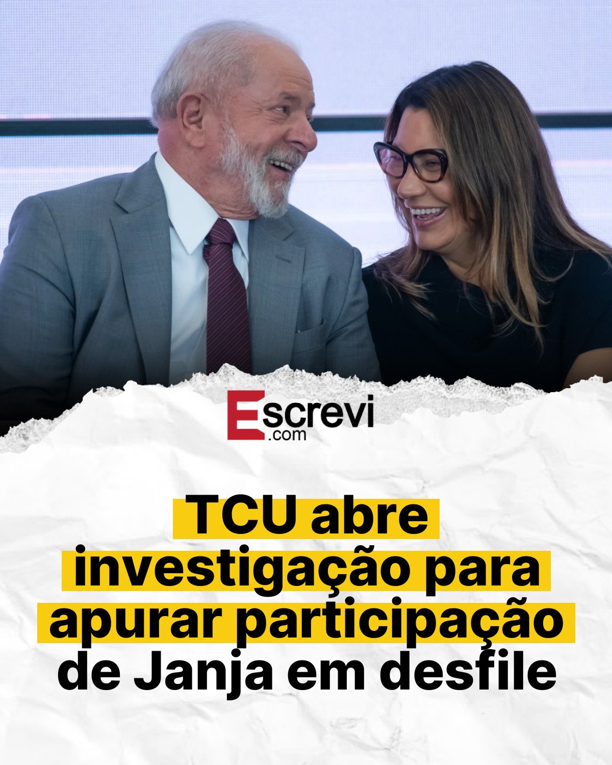 TCU abre investigação para apurar participação de Janja em desfile card branco