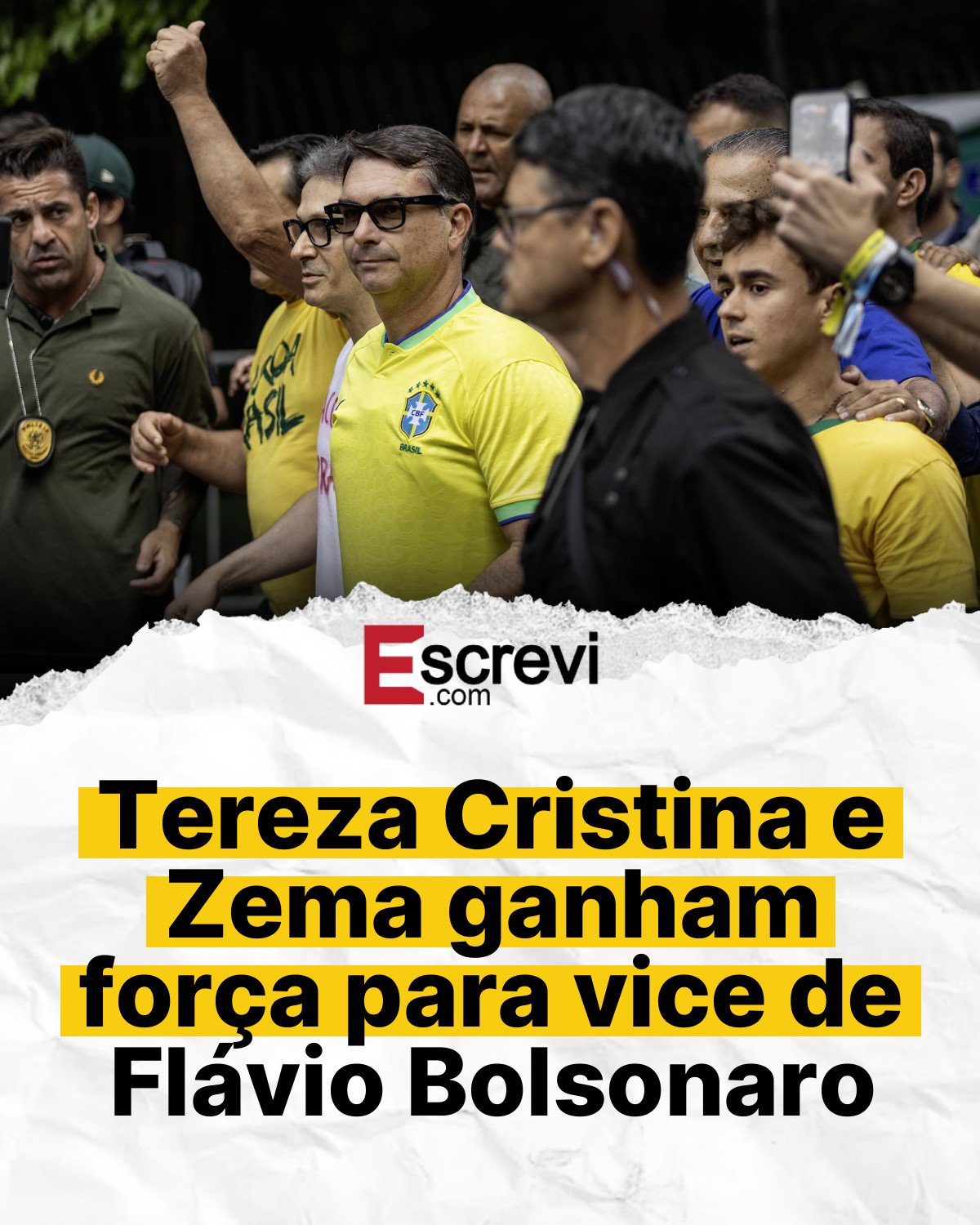 Tereza Cristina e Zema ganham força para vice de Flávio Bolsonaro card branco
