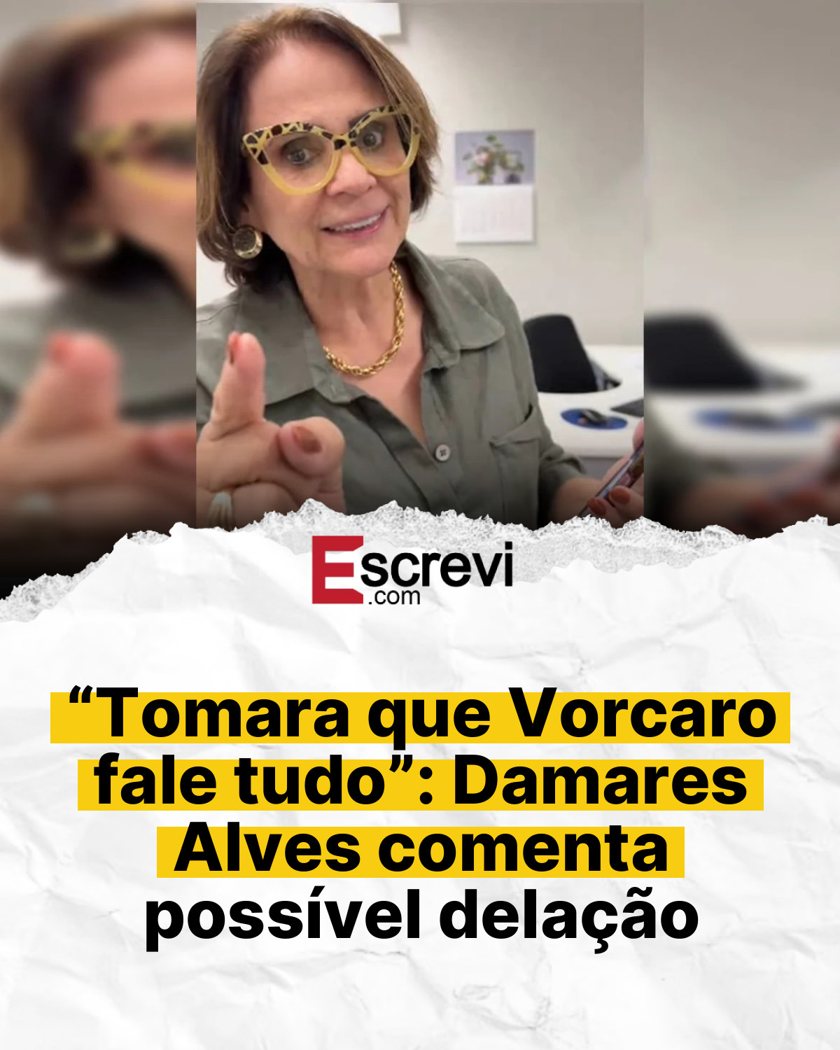 “Tomara que Vorcaro fale tudo”: Damares Alves comenta possível delação card branco