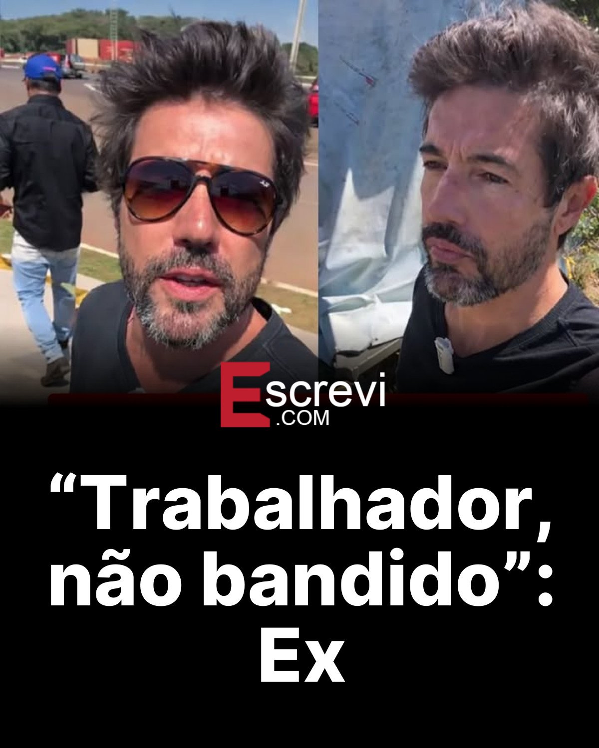 “Trabalhador, não bandido”: Ex card preto