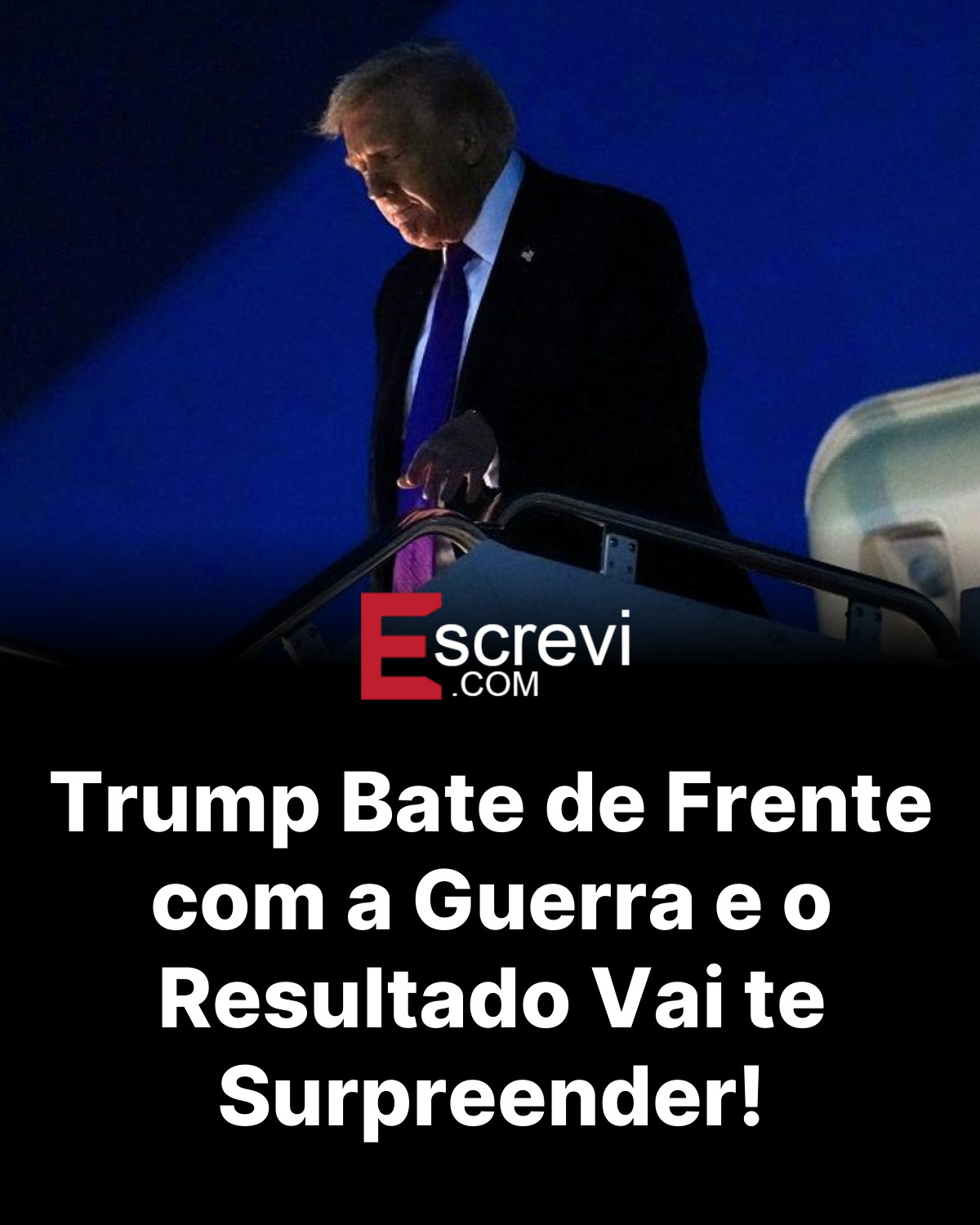 Trump Bate de Frente com a Guerra e o Resultado Vai te Surpreender! card preto