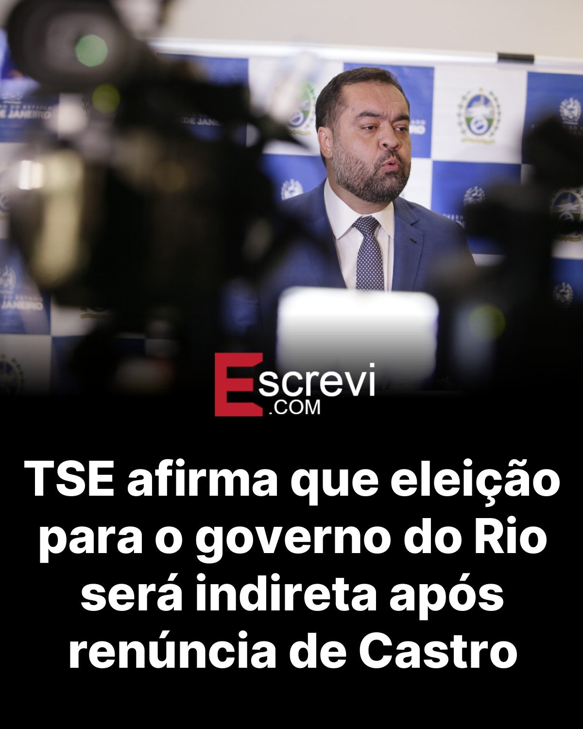 TSE afirma que eleição para o governo do Rio será indireta após renúncia de Castro card preto