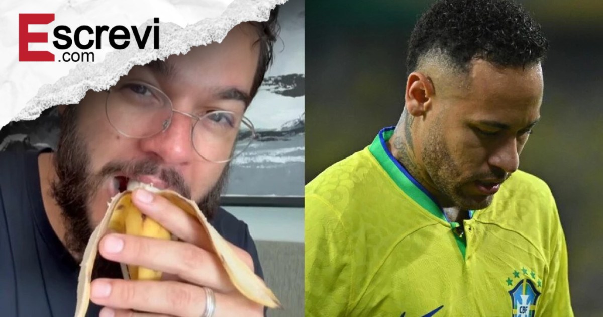 Túlio Gadêlha ironiza Neymar em vídeo e encerra comendo banana imagem principal