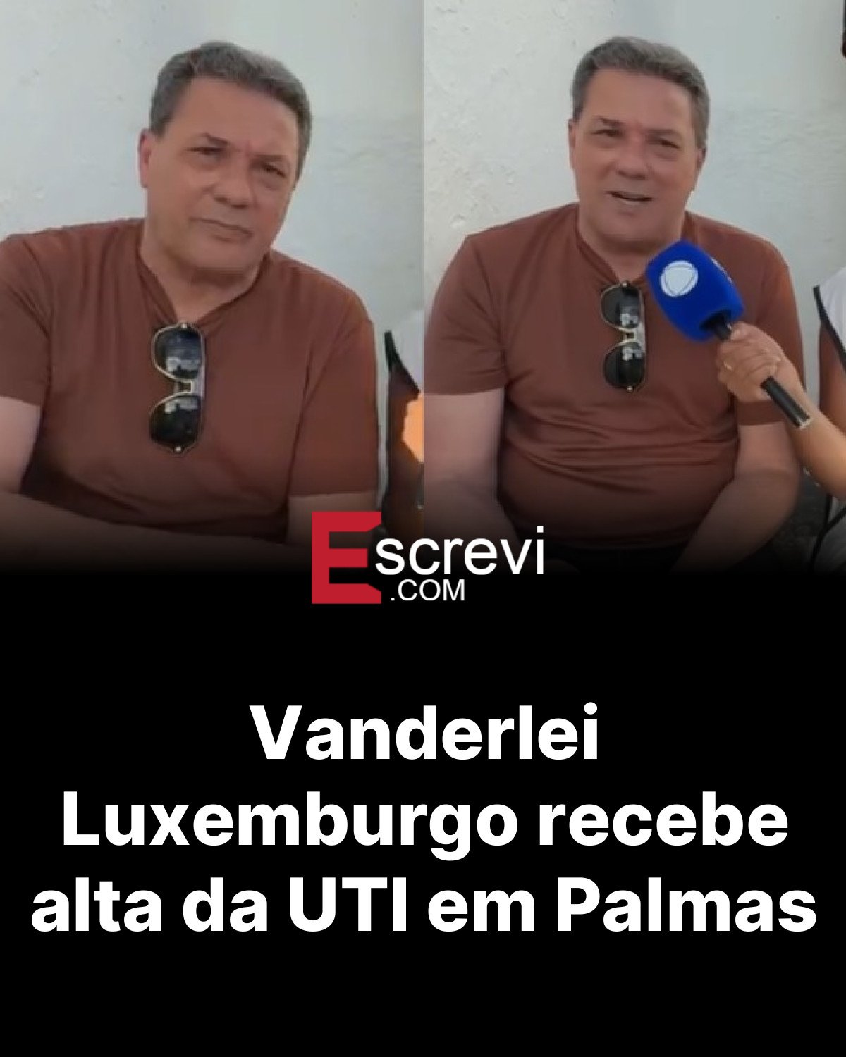 Vanderlei Luxemburgo recebe alta da UTI em Palmas card preto
