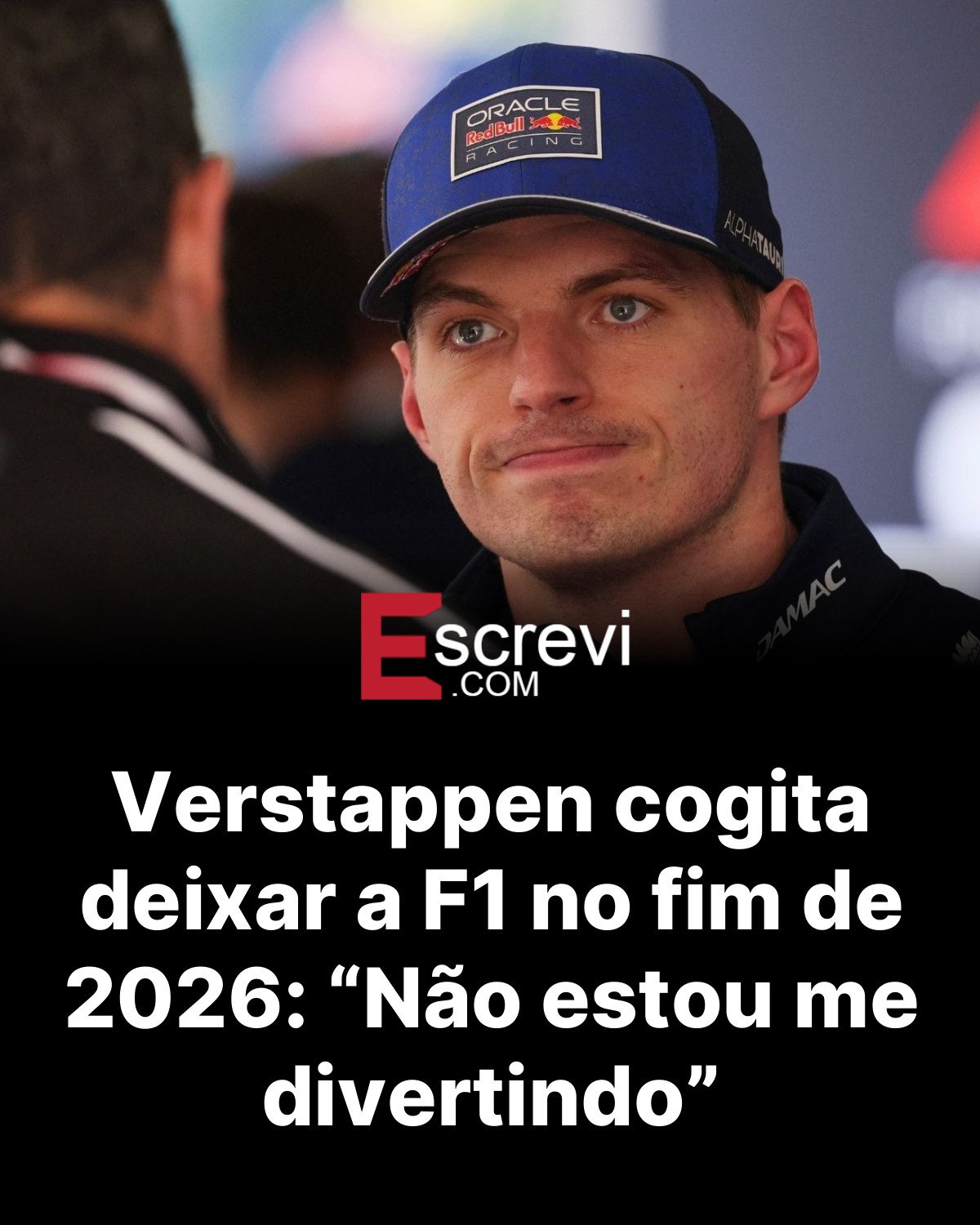 Verstappen cogita deixar a F1 no fim de 2026: “Não estou me divertindo” card preto