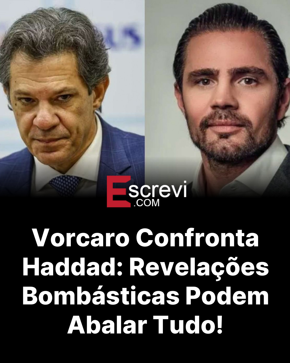 Vorcaro Confronta Haddad: Revelações Bombásticas Podem Abalar Tudo! card preto