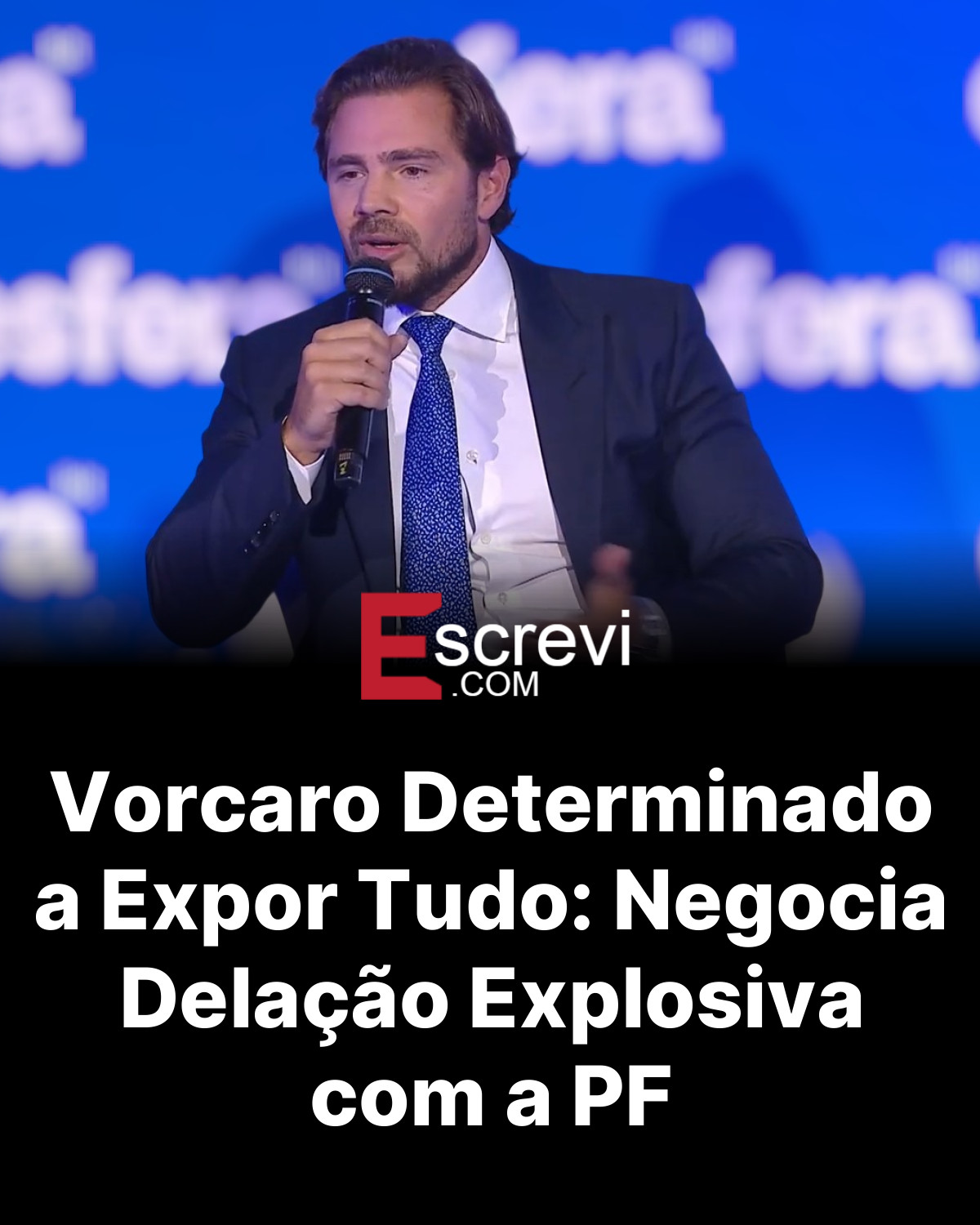 Vorcaro Determinado a Expor Tudo: Negocia Delação Explosiva com a PF card preto