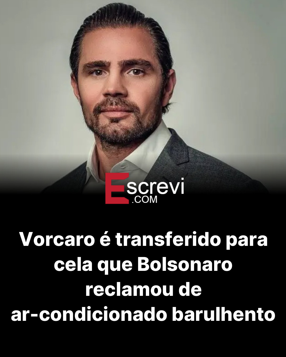 Vorcaro é transferido para cela que Bolsonaro reclamou de ar-condicionado barulhento card preto