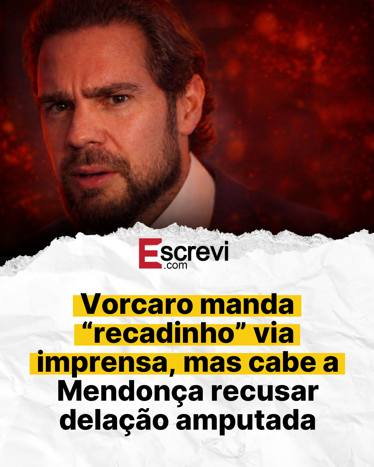 Vorcaro manda “recadinho” via imprensa, mas cabe a Mendonça recusar delação amputada card branco