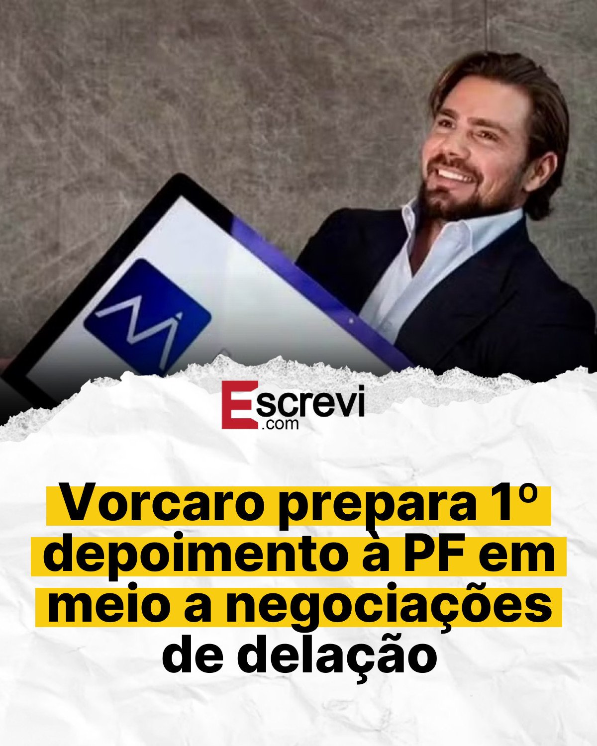 Vorcaro prepara 1º depoimento à PF em meio a negociações de delação card branco