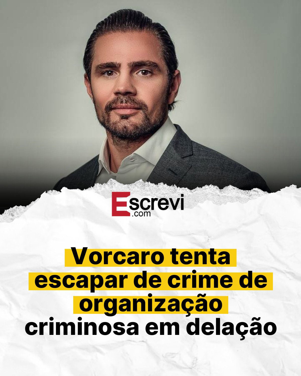 Vorcaro tenta escapar de crime de organização criminosa em delação card branco