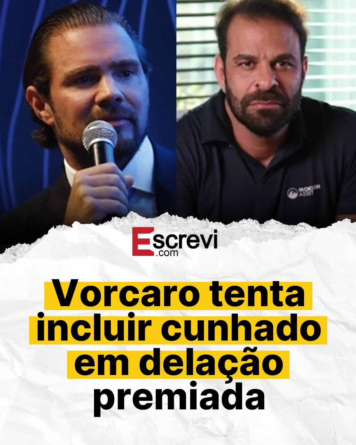 Vorcaro tenta incluir cunhado em delação premiada card branco