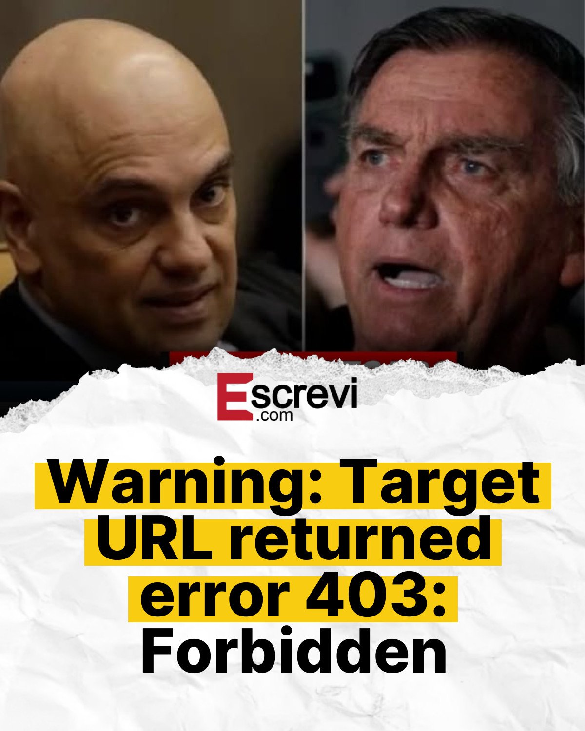 Warning: Target URL returned error 403: Forbidden card branco