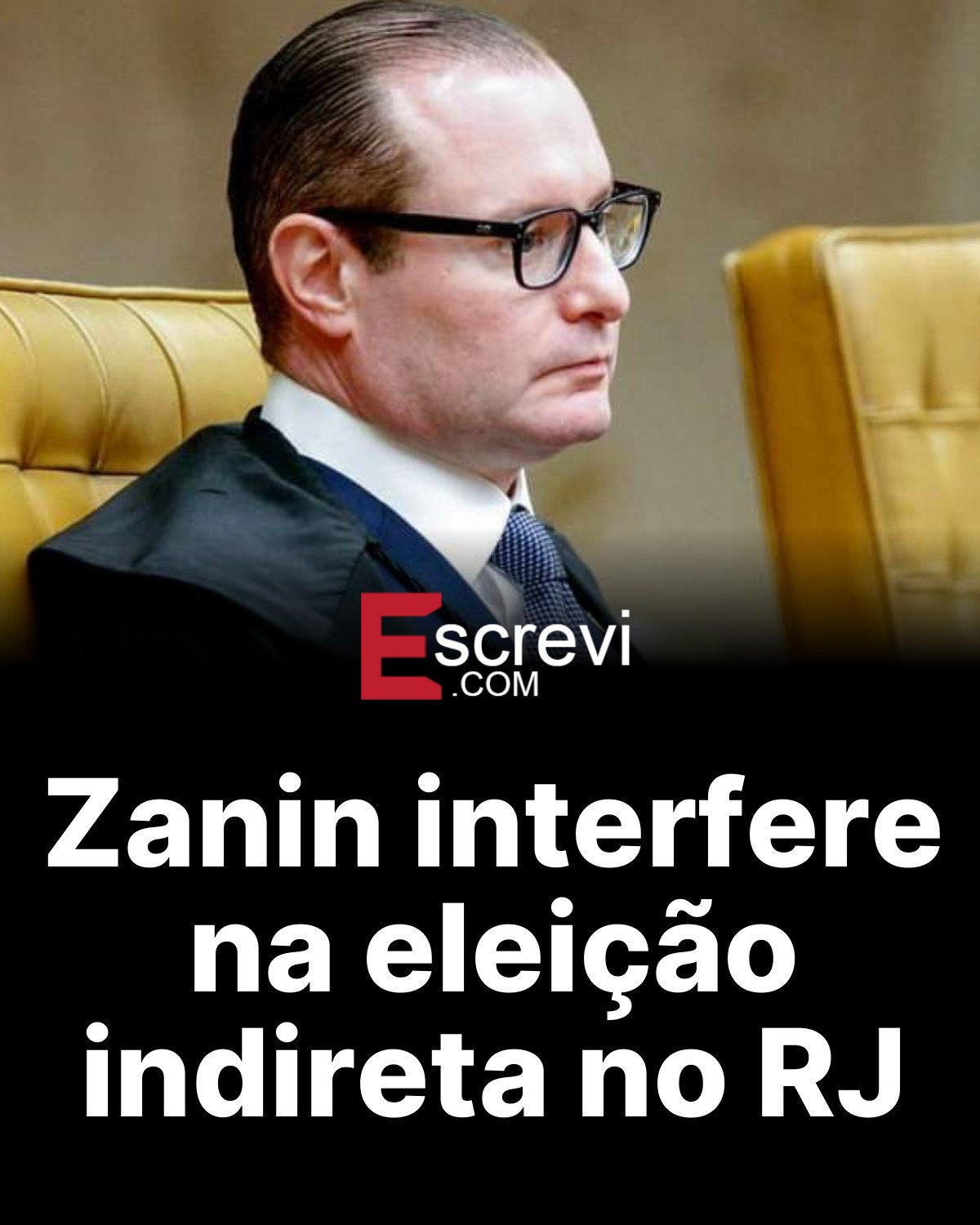 Zanin interfere na eleição indireta no RJ card preto