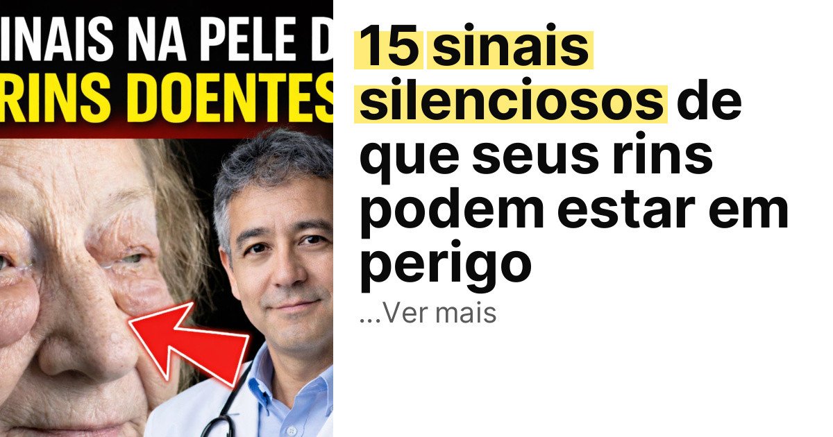 15 sinais silenciosos de que seus rins podem estar em perigo imagem principal