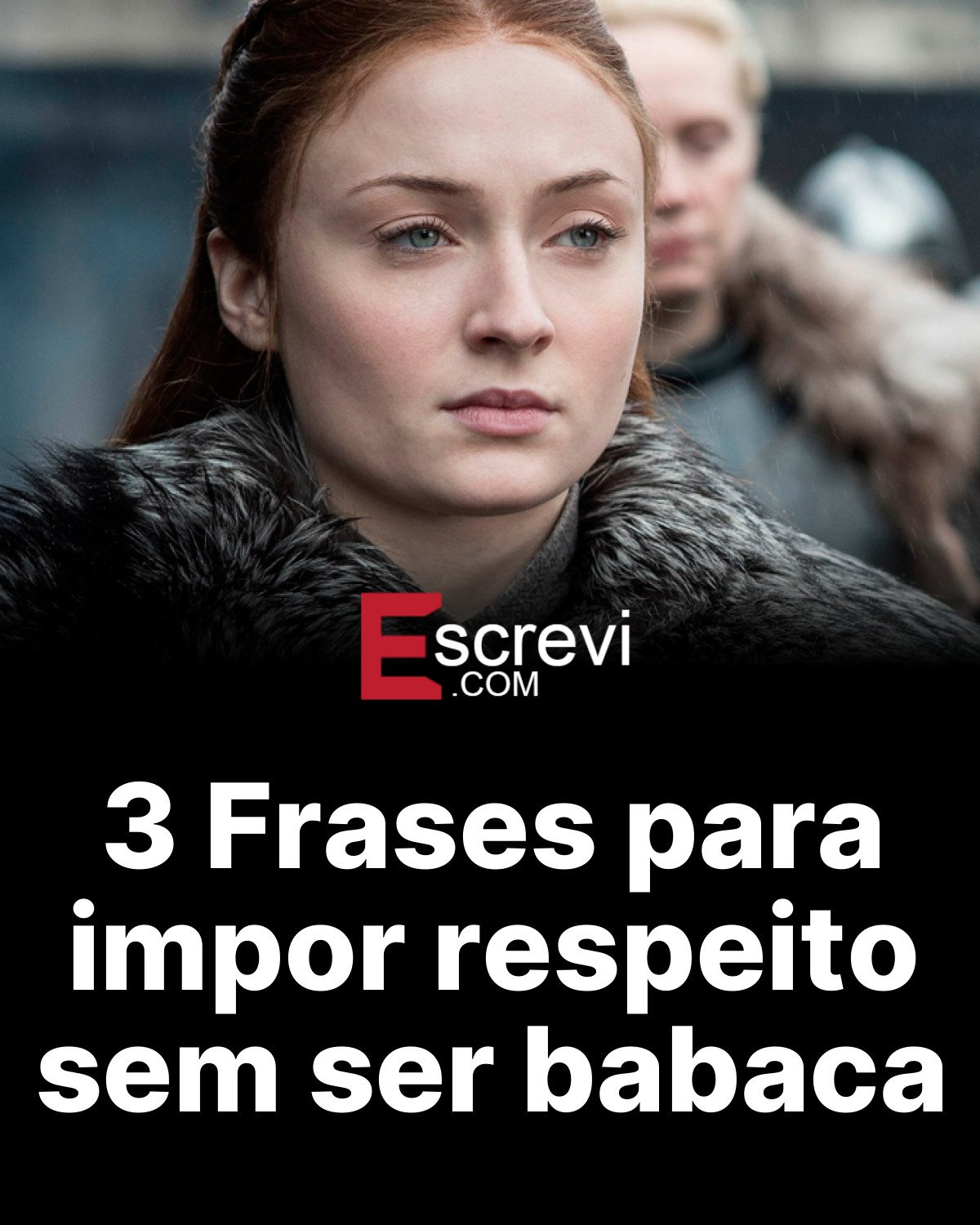 3 Frases para impor respeito sem ser babaca card preto
